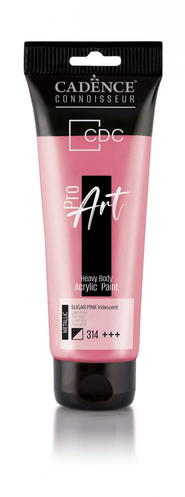 PROART HEAVY BODY METALİK  AKRİLİK BOYA PRM-314 ŞEKER PEMBE 120ML ürün görseli 1