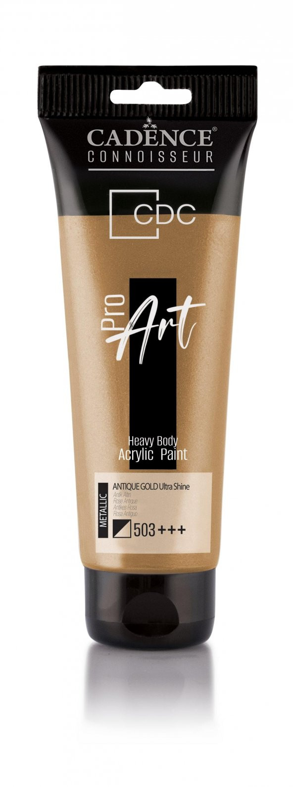 PROART HEAVY BODY  METALİK ULTRA PARLAK AKRİLİK BOYA PRD-503 ANTIK ALTIN 120ML ürün görseli 1
