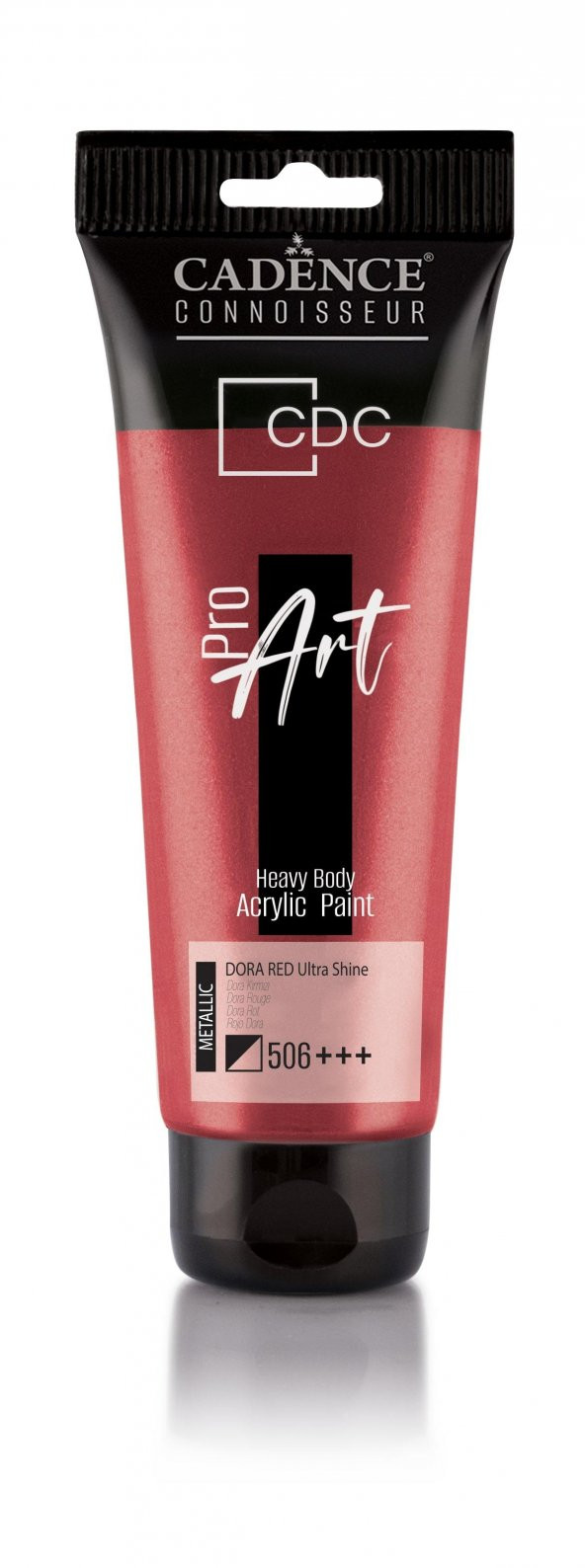 PROART HEAVY BODY  METALİK ULTRA PARLAK AKRİLİK BOYA PRD-506 DORA KIRMIZI 120ML ürün görseli 1