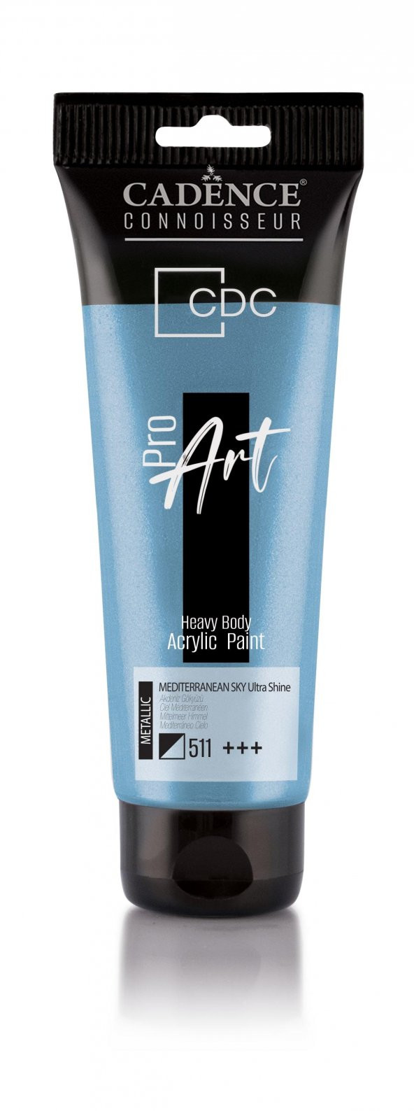 PROART HEAVY BODY  METALİK ULTRA PARLAK AKRİLİK BOYA PRD-511 AKDENİZ GÖKYÜZÜ 120ML ürün görseli 1