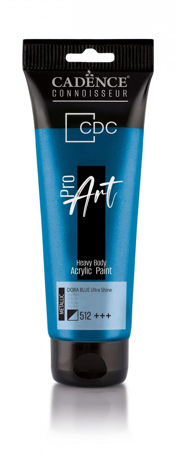 PROART HEAVY BODY  METALİK ULTRA PARLAK AKRİLİK BOYA PRD-512 DORA MAVİ 120ML ürün görseli 1