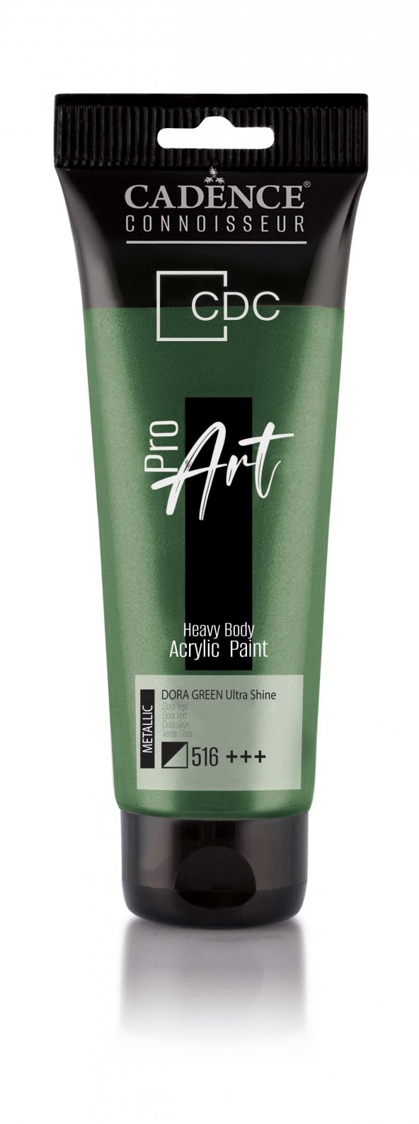 PROART HEAVY BODY  METALİK ULTRA PARLAK AKRİLİK BOYA PRD-516 DORA YEŞİL 120ML ürün görseli 1