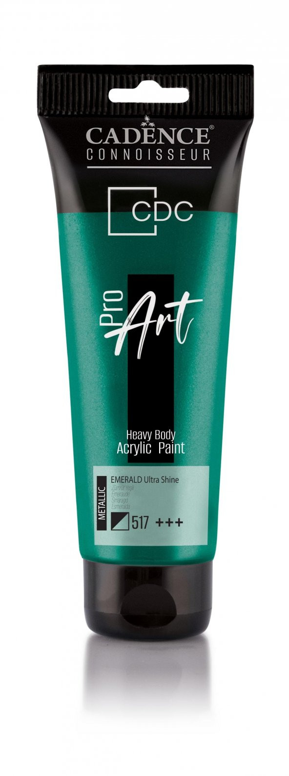 PROART HEAVY BODY  METALİK ULTRA PARLAK AKRİLİK BOYA PRD-517 ZÜMRÜT YEŞİLİ 120ML ürün görseli 1