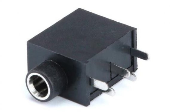 3.5 mm TRS Stereo Kart Tipi Dişi Jack - Dik Soket ürün görseli 1