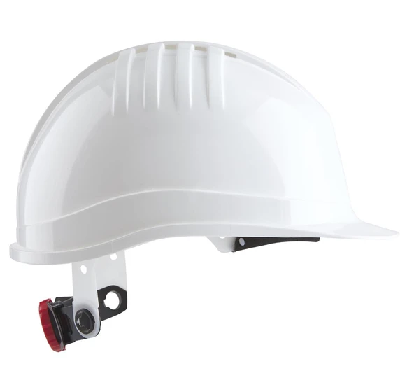 Bbu Safety Sc 3000r - 3001 Hdpe Beyaz Renk Vida Çark Ayarlı Plastik İçlikli İş Güvenliği Bareti ürün görseli 1