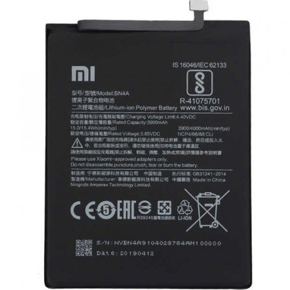 Redmi Note 7 (BN4A) Batarya Pil 4000 mAh ürün görseli 1