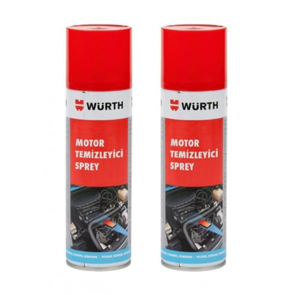 Würth Motor Temizleyici Temizleme Spreyi 500 Ml (2 Adet) ürün görseli 1