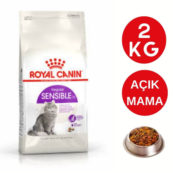Royal Canin Sensible 33 Açık Kuru Kedi Maması 2 Kg. ürün görseli 1
