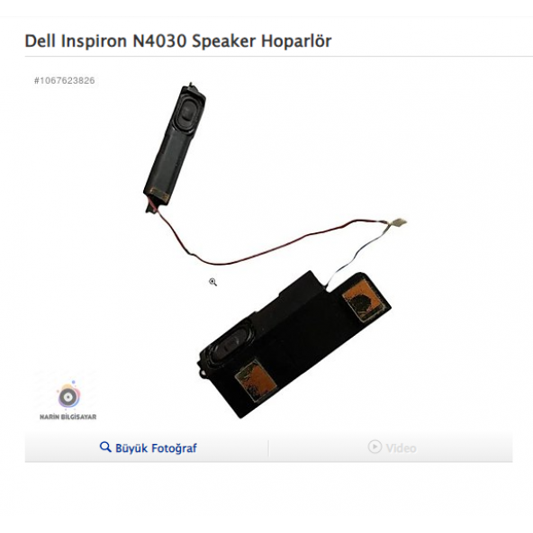 Dell Inspiron N4030 Speaker Hoparlör ürün görseli 1