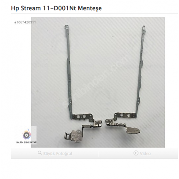 Hp Stream 11-D SERİSİ HP 11-D001Nt Menteşe ürün görseli 1