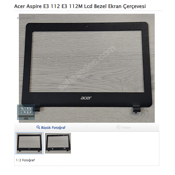 Acer Aspire E3 112 E3 112M Lcd Bezel Ekran Çerçevesi ürün görseli 1