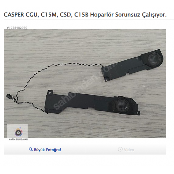 CASPER CGU C15M CSD C15B Hoparlör ürün görseli 1