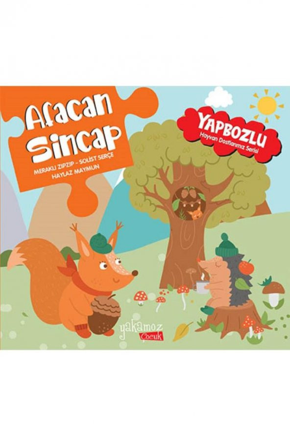 Yapbozlu Kitap Afacan Sincap ürün görseli 1