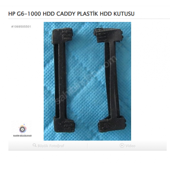 HP G6-1000 HDD CADDY PLASTİK HDD KUTUSU ürün görseli 1