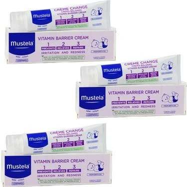 Mustela Vitamin Barrier Pişik Kremi 100 Gr 3 Adet ürün görseli 1