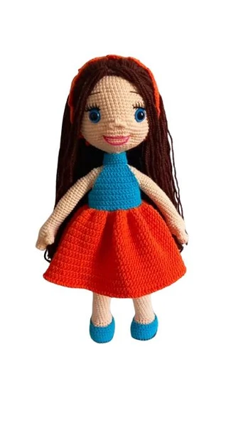 İlkim Bebek Amigurumi Organik Oyuncak ürün görseli 1