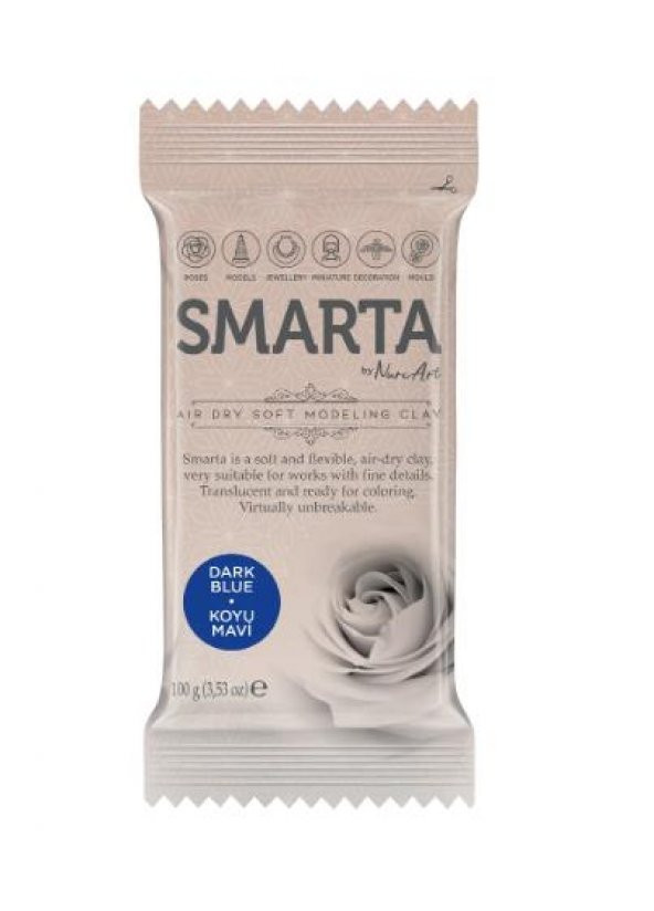 SMARTA HAVAYLA KURUYAN MODELLEME HAMURU KOYU MAVİ 100 GR ürün görseli 1