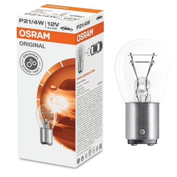 Bosch Ampul 12v 21/4w 1016 Yakın Tırnak Çift Duy Şaşı 10 Adet ürün görseli 1