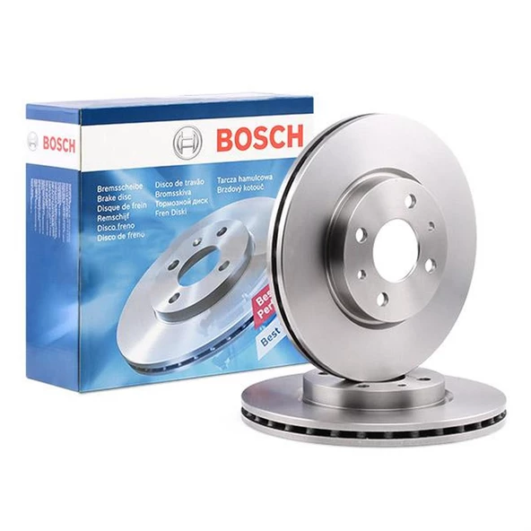 Bosch Fiat Linea, Doblo, Fiorino 1.3 JTD Ön Fren Diski Takımı ürün görseli 1