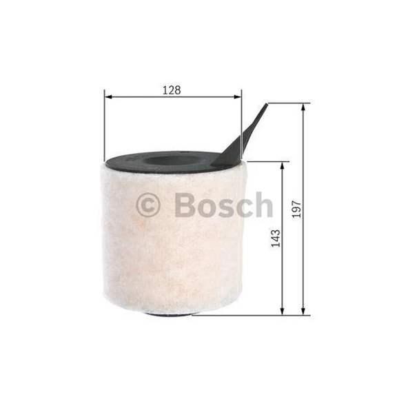 BMW 1.16 E81/E87 Hava Filtresi (2005 - 2011) Bosch - Resim 4