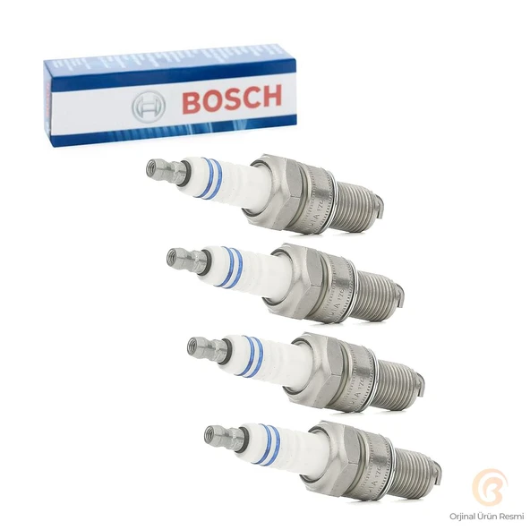 Bosch Renault-Peugeot-Citroen 4'lü Buji Seti FR7DC+ 0242235666 ürün görseli 1