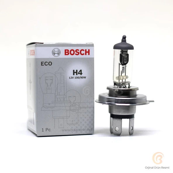 BOSCH AMPUL H4 12V 100W P43T TIRNAKLI 1987302840 ürün görseli 1
