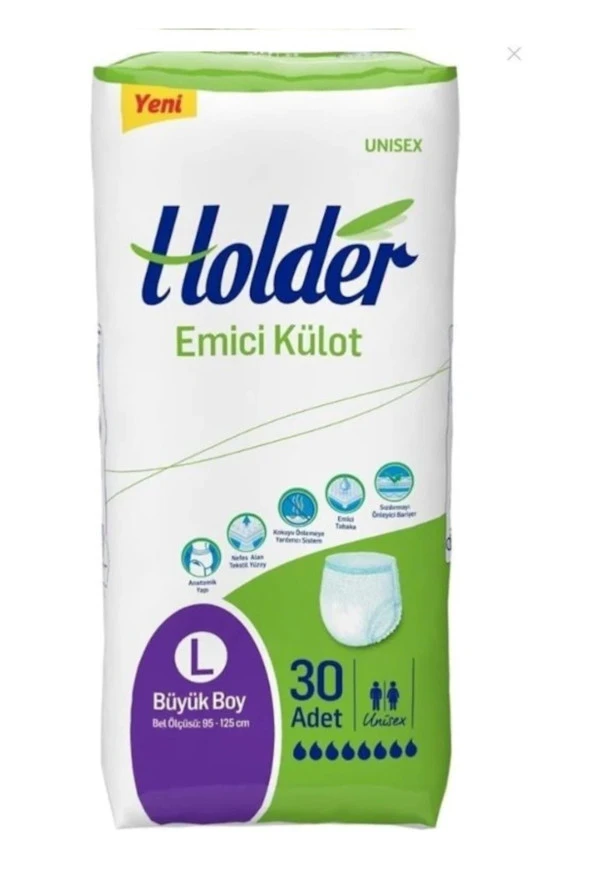 Holder Büyük Boy (L) 30'lu Emici Külot ürün görseli 1