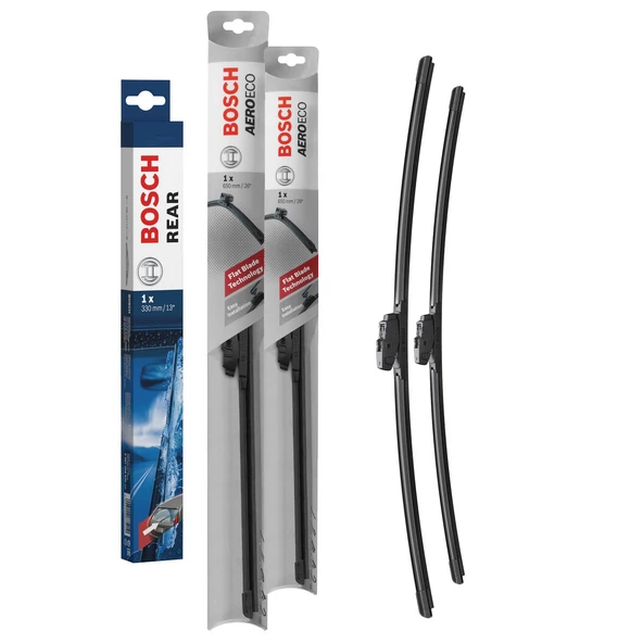 Bosch Aeroeco Ön ve Arka Silecek Takımı Hyundai i20 2008-2014 ile uyumlu ürün görseli 1