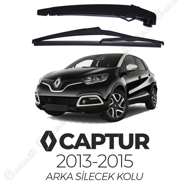 Renault Captur J5 2013-2015 Komple Arka Silecek Kolu Ve Süpürgesi ürün görseli 1