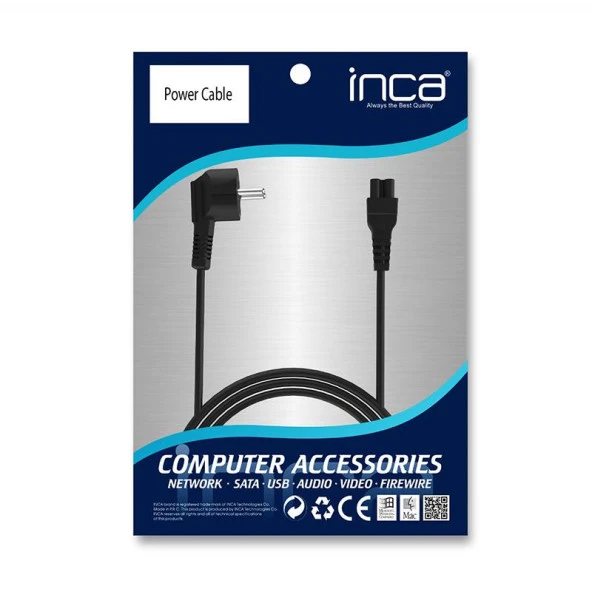Inca Notebook Power Kablo Yonca 1.5 Metre - Resim 4