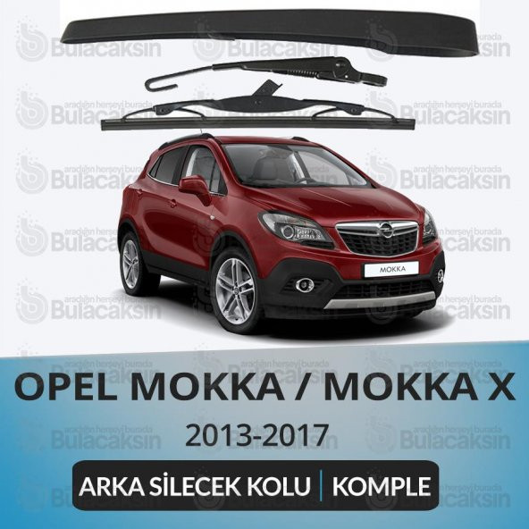 Opel Mokka / Mokka X Komple Arka Silecek Kolu Ve Süpürgesi ürün görseli 1