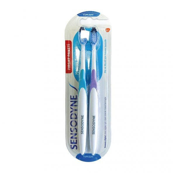 Sensodyne Hassas Temizlik Diş Fırçası 2'Li Fırsat Paketi ürün görseli 1