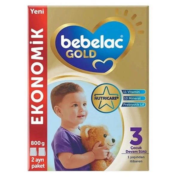 Bebelac Gold 3 Devam Sütü 800 gr - Resim 3