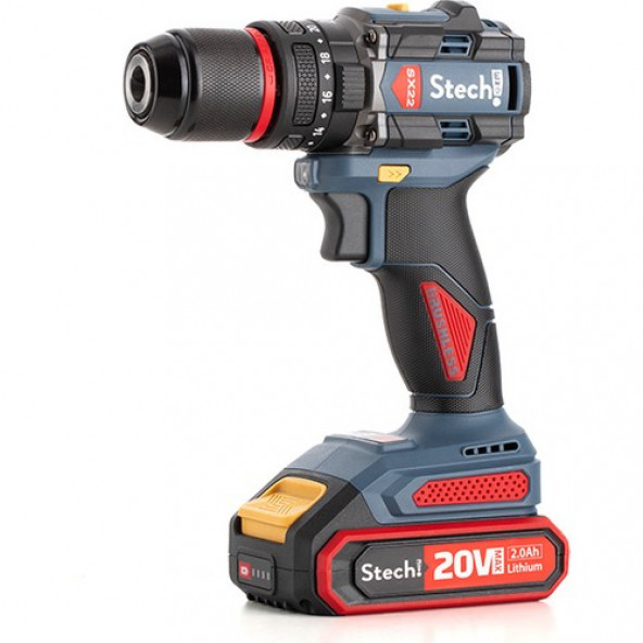 Stechend SX22-2 2.0 Ah Akülü Darbeli Matkap ürün görseli 1
