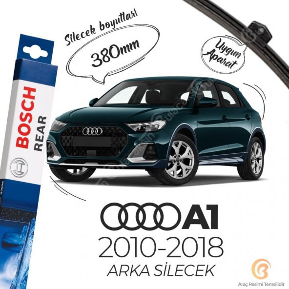 Bosch Rear Arka Silecek Audi A1 2010-2018 ile uyumlu ürün görseli 1
