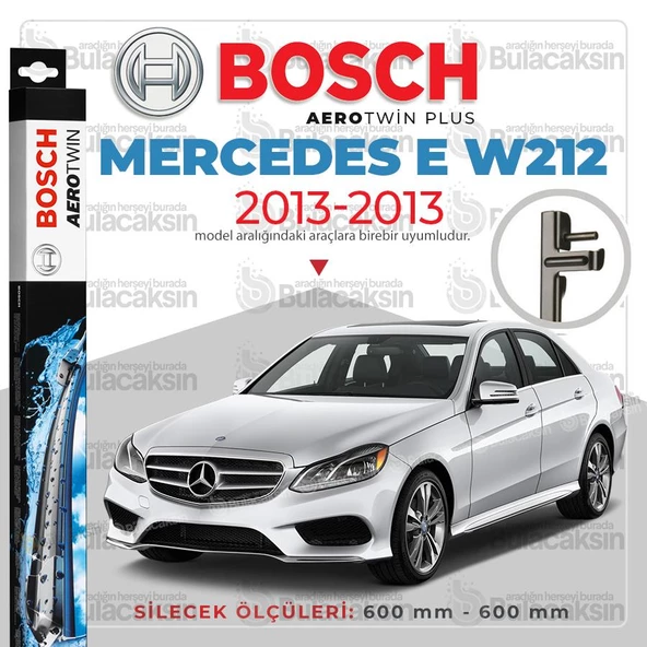 Bosch Aerotwin Muz Silecek Takımı Mercedes E W212 2013-2013 ile uyumlu ürün görseli 1