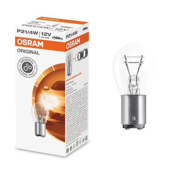 Osram Ampul 12V 1016 Stop 21/4W Yakın Tırnak Çift Duy 10 ADET ürün görseli 1