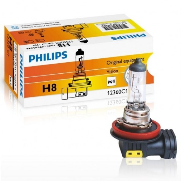 Philips 12360C1 H8 Ampul 12V 35W ürün görseli 1