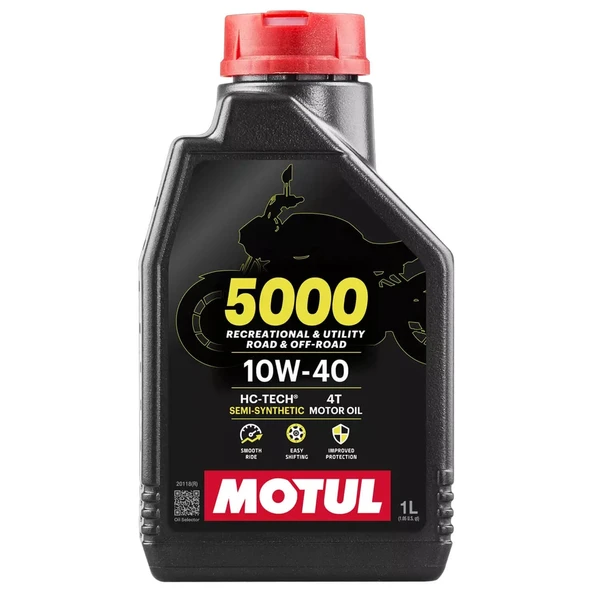 Motul 5000 10w40 Hc-Tech 1lt Yarı Sentetik Motosiklet Yağı ürün görseli 1