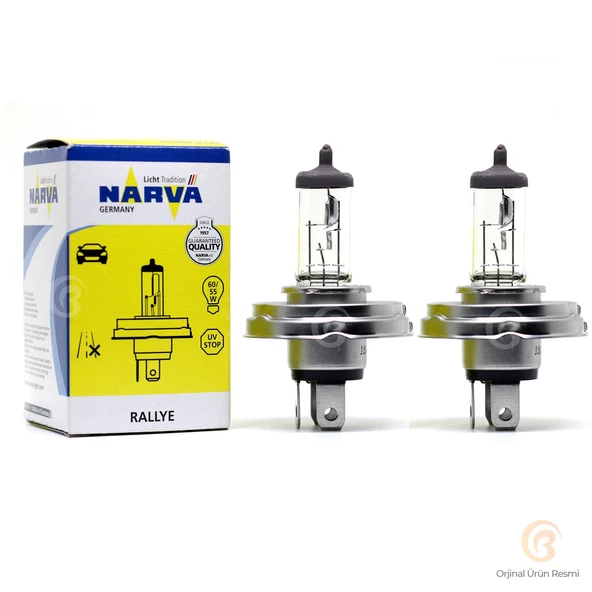 Narva Ampul H4 12V 60/55W P45t Tablalı - 2 ADET ürün görseli 1