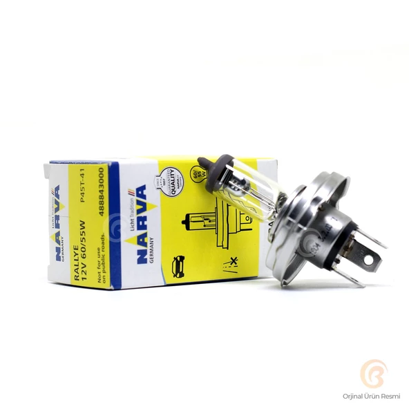 Narva Ampul H4 12V 60/55W P45t Tablalı - Resim 2