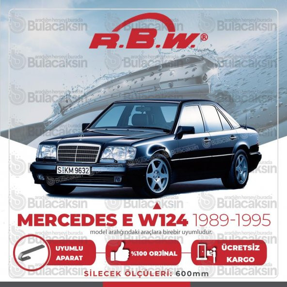 Mercedes E Serisi W124 Muz Silecek Takımı (1989-1995) RBW ürün görseli 1