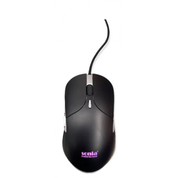Sonia SN-X6 Kablolu Optik Oyuncu Mouse ürün görseli 1