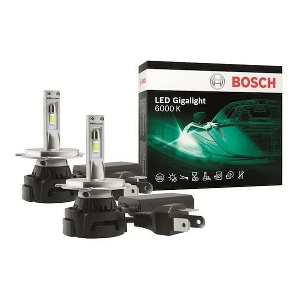 Bosch Gigalight H4 12v Led Xenon 6000k Beyaz Işık Canbus ürün görseli 1