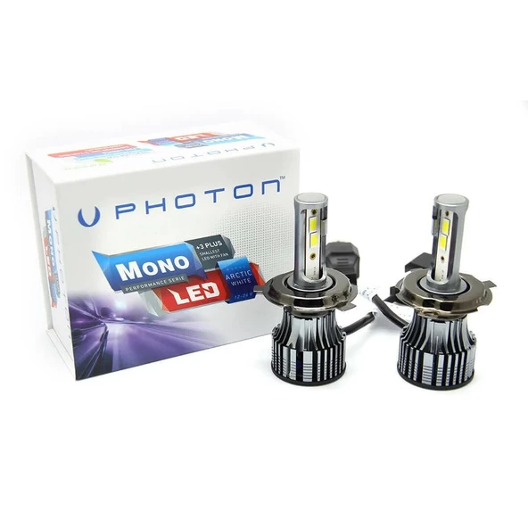 Photon Mono CSP Led Xenon 6000K Beyaz Işık 12800L - H4 ürün görseli 1
