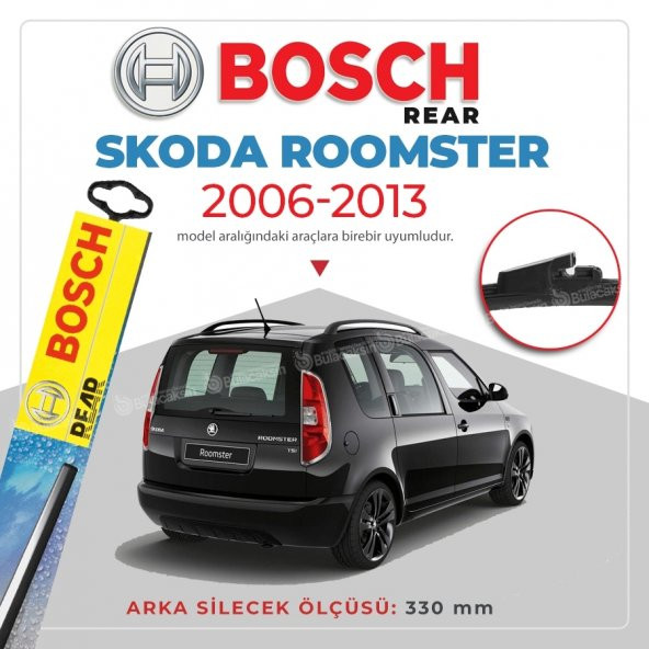 Bosch Rear Arka Silecek Skoda Roomster 2006-2013 ile uyumlu ürün görseli 1