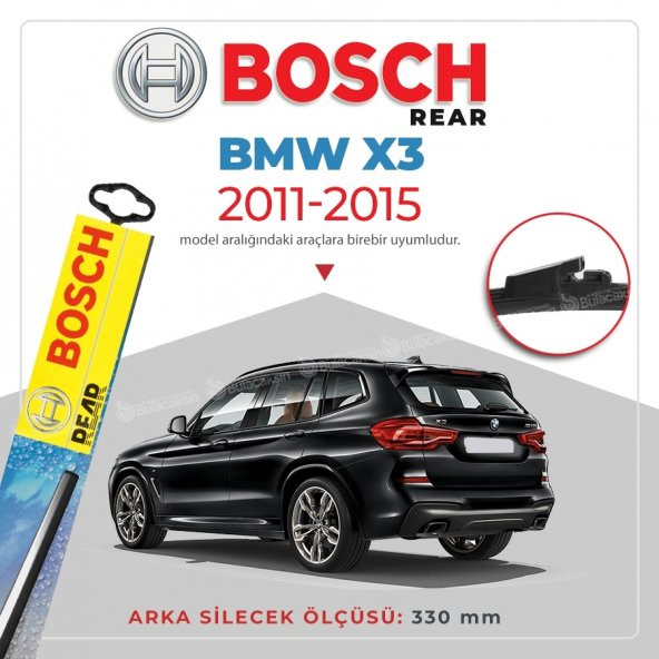 Bosch Rear Arka Silecek Bmw X3 F25 2011-2015 ile uyumlu ürün görseli 1