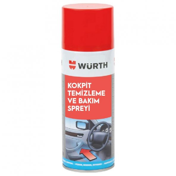 Würth Araç Kokpit Temizleme Ve Bakım Spreyi 400 ml ürün görseli 1