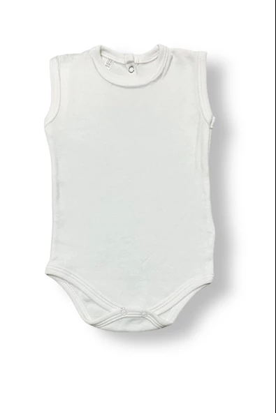 Bebek Çıtçıtlı Kolsuz Zıbın Badi MNK0527 ürün görseli 1