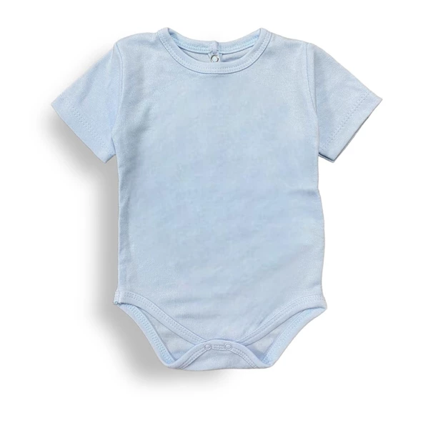 Bebek Çıtçıtlı Kısa Kol Zıbın Badi MNK0457 ürün görseli 1